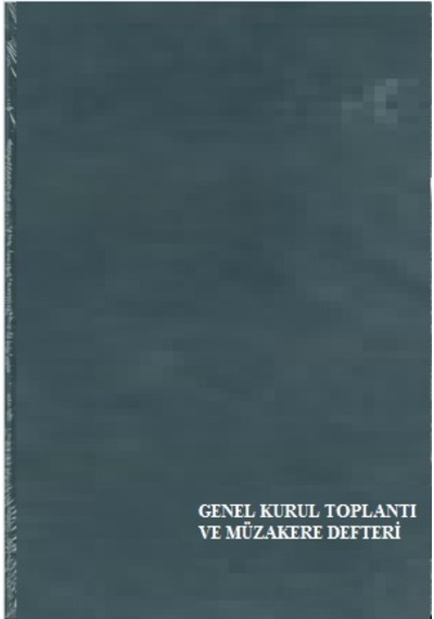 Genel Kurul Top. Ve Müz. Deft. 96 Yp Ciltli Özkan Siyah
