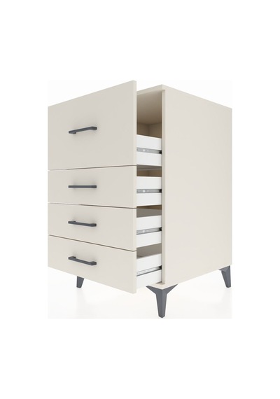 Kronos Komodin 4 Çekmeceli 60x59x96 Aytaşı-aytaşı Aytaşı