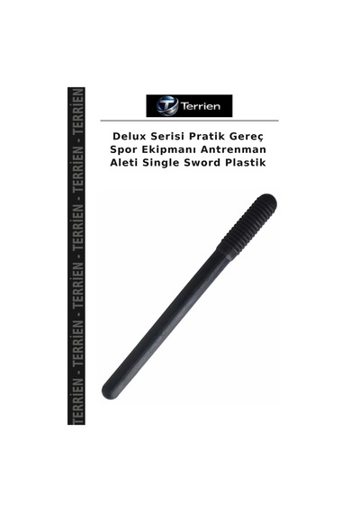 Delux Serisi Pratik Gereç Spor Ekipmanı Antrenman Aleti Single Sword Plastik