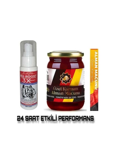 Big Boost 3x Effect Delayer Hardener Cream Alman Macunu 240 Gr