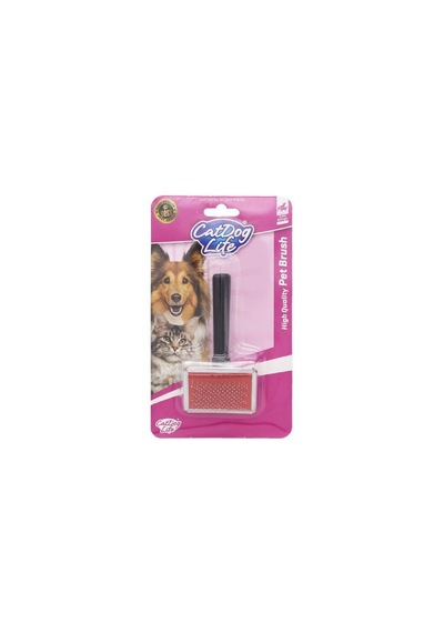 Catdog Life Kedi Ve Köpek İçin Ahşap Saplı İnce Telli Fırça Xs