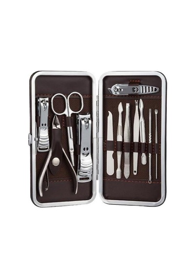 12 Parça Çanta Tipi Manikür Pedikür Tırnak Bakım Seti 4741 35641306