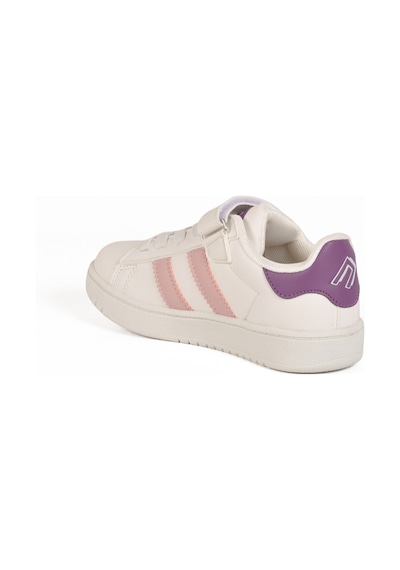 Beyaz Pudra Cırtlı Hafif Kız Çocuk Sneaker Cooper F Beyaz-pudra