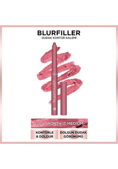 L'oreal Cosmetics Paris Blurfiller Dudak Kalemi 635 Diğer