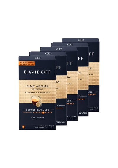 Davidoff Fine Aroma Espresso 5x10 Kapsül Kahve Nespresso Uyumlu