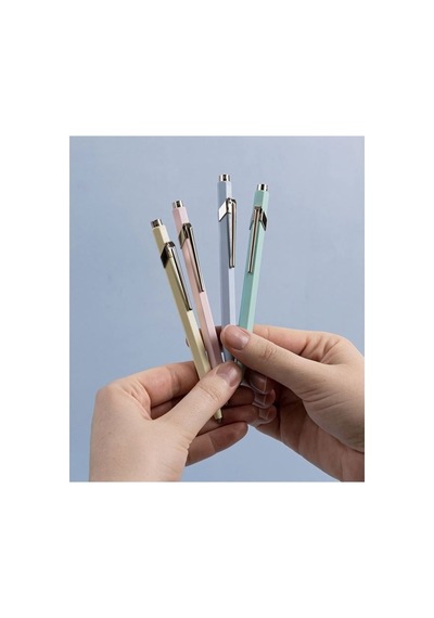 Caran D'ache 849 Special Pastel Collection Tükenmez Kalem Pastel Blue 849.371 Mavi