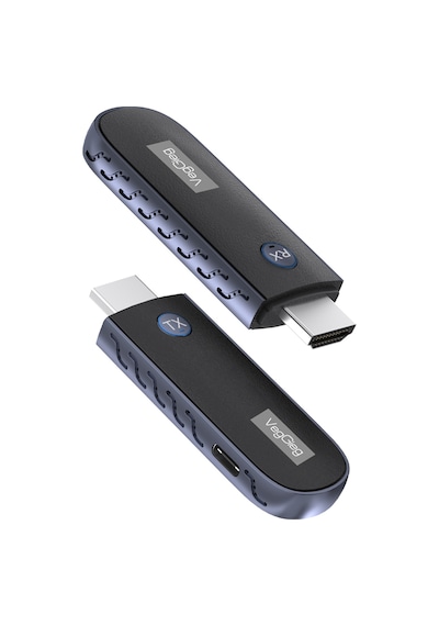 Veggieg 1080p 60hz Kablosuz Hdmı Görüntü Aktarım Cihazı Mini Wireless Hd Display Adaptör Verici Alıcı Set