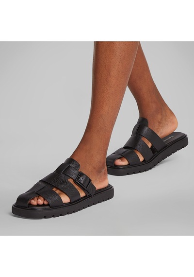 Calvin Klein Molded Erkek Siyah Sandalet-düz-ym0ym01220