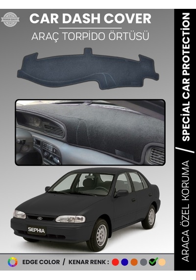 Kia Sephia 1995-1998 Torpido Örtüsü Ön Panel Halı Torpido Koruma Tam Uyum Araca Özel Kaymaz - 477 Stiloto