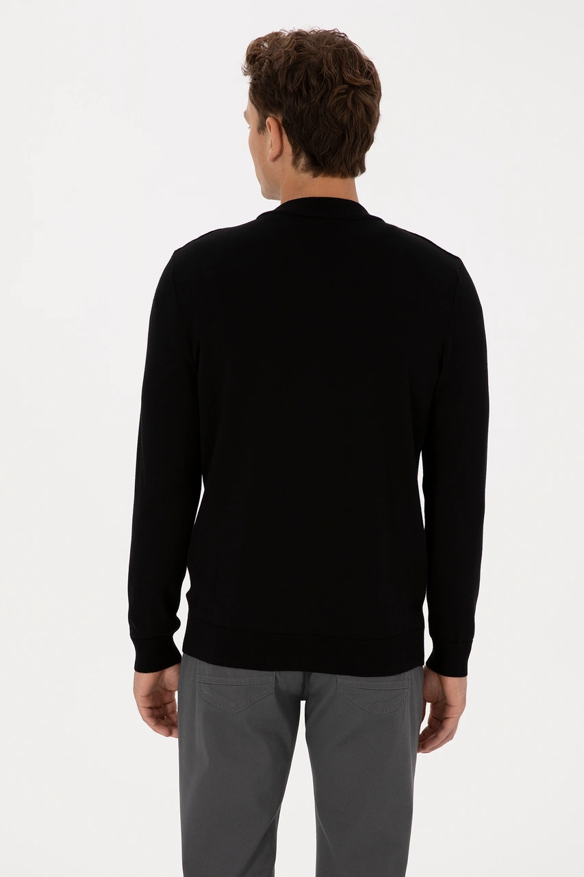 U.s. Polo Assn. Erkek Siyah Hırka Triko 50307813-vr046 Siyah
