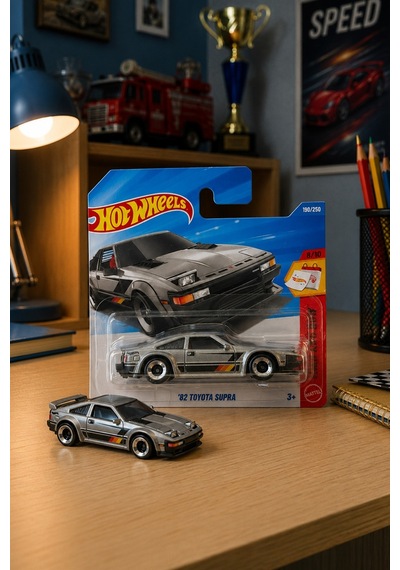 Hot Wheels '82 Toyota Supra - Regular Eski Tip Koleksiyonluk Metal Araba Çok Renkli