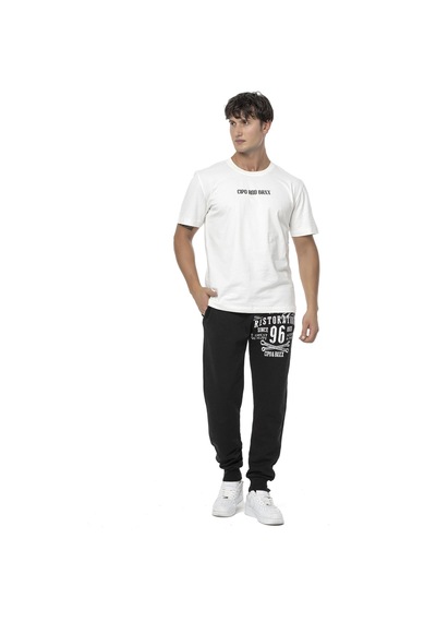 Ct787 Büyük Sırt Marka Baskılı Erkek T-shirt 001