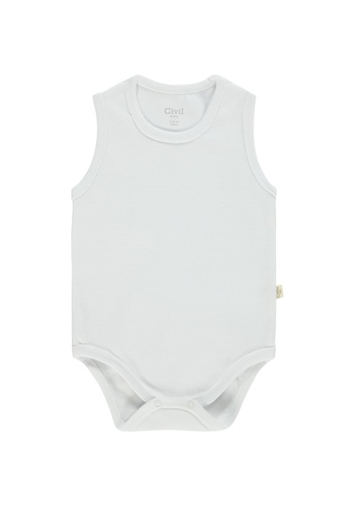 Civil Baby 3'lü Karışık Renk 3-36 Ay Çıtçıtlı Badi - Turuncu