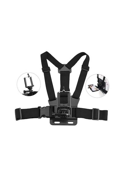 Cep Telefonları için Ayarlanabilir Göğüs Askısı Chest Body Strap