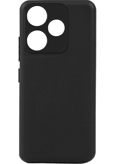 Forzacase Realme C53 Uyumlu Maxim Serisi Mat Silikon Kılıf Siyah