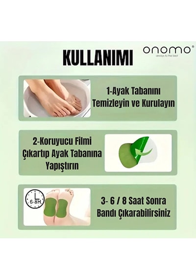 Health Bitkisel Akupuntur Ayak Bandı, Zencefil Ve Nane Özlü, Ve , 10 Adet