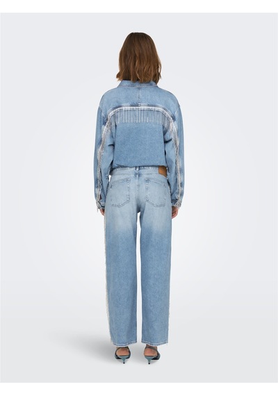 Only Onlsunset Cobaın Reg Rhıne W Red Dnm Cro Kadın Light Blue Denim Denim Pantolon - 15342633