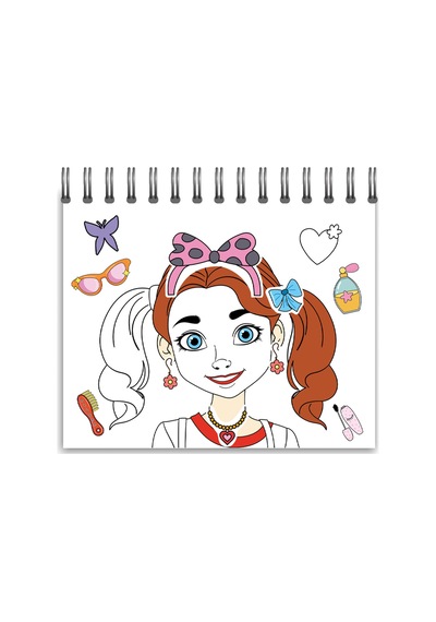 Stickerlı Boyama Kitabım Güzellik Atölyesi