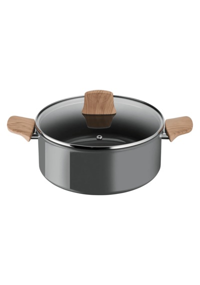 Tefal Ceramic Renew Tava Tencere Ve Ice Force Bıçak Seti Siyah