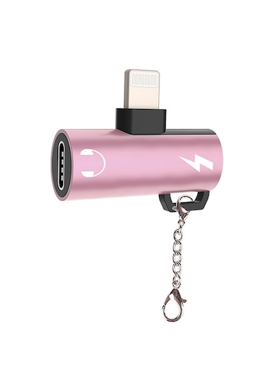 Ally Lightning to Dual Lightning Dönüştürücü Adaptör Rose Gold