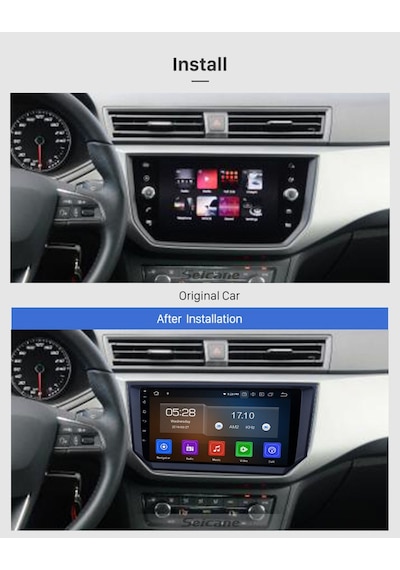 Seat Ibıza 2018+ Uyumlu Multimedya Navigasyon Usb Kamera Carplayer 4 Ram