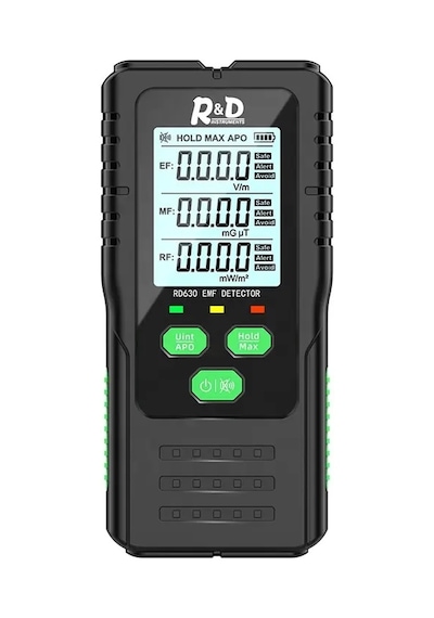 Eym Ticaret EMF Metre Elektromanyetik Alan Radyasyon Dedektörü Ölçüm Cihazı
