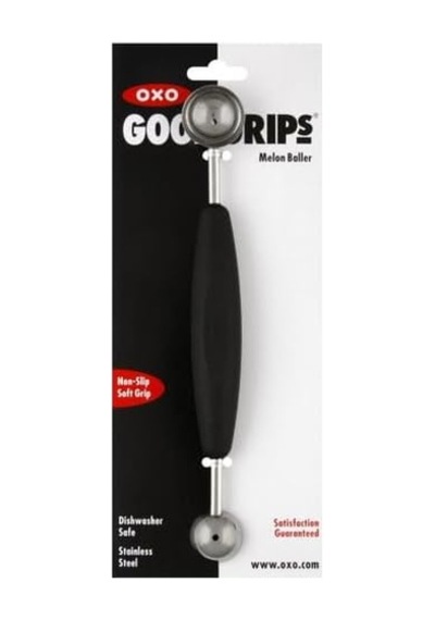 Oxo Good Grips Paslanmaz Çelik Kavun Kesicisi, Siyah/gümüş Diğer