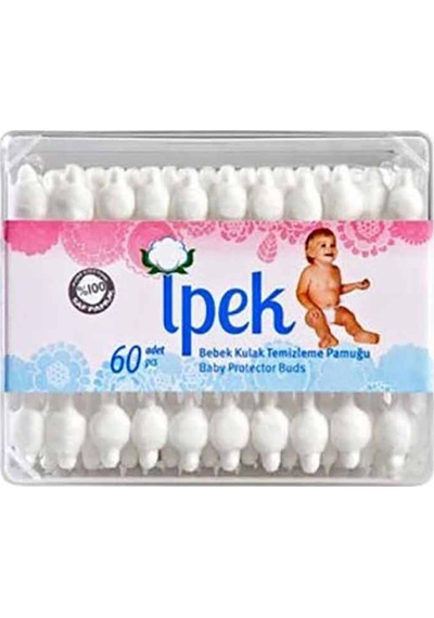 İpek 60Lı Bebek Kulak Temizleme Pamuğu