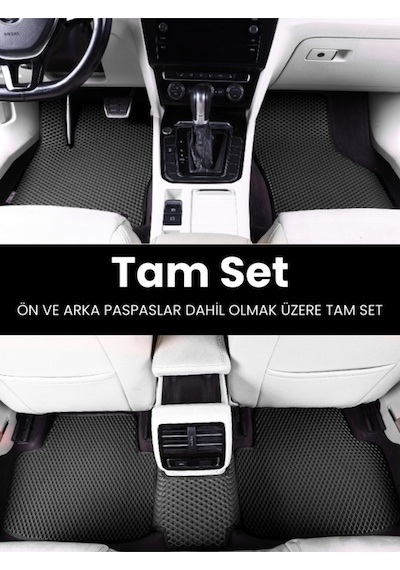 Renault-kadjar- 2014-2022 İçin Eva İç Paspas Takımı Metal Topukluk Hariç -525
