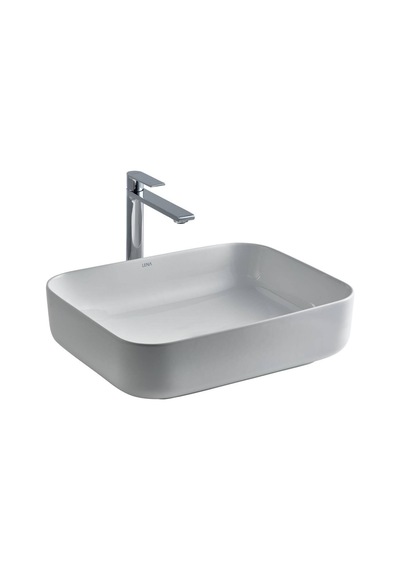 Lena - Tezgah Üstü Porselen Lavabo - E-4619 Beyaz