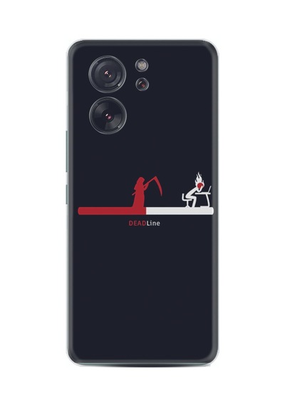 Xiaomi 13t - Xiaomi 13t Pro Kılıf Silikon Desen Özel Seri Dead Line 1662