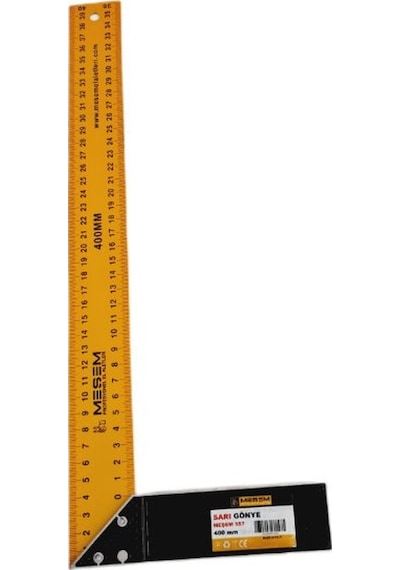 Marangoz Gönye Sari 40 Cm Mesem