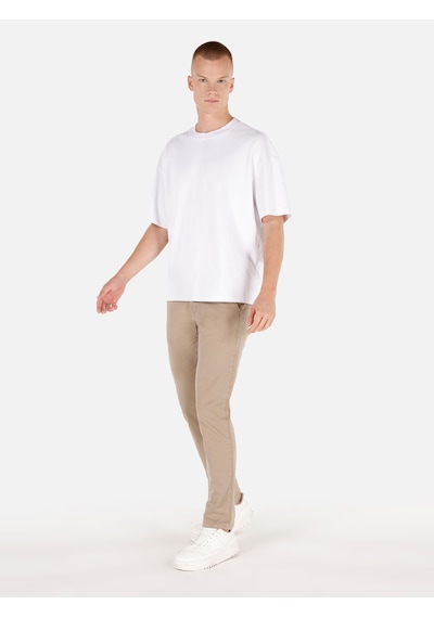 Colin's Colins Dar Kesim Ortal Bel Düz Paça Bej Erkek Pantolon Cl1049749 Sarı Colin's Colins Dar Kesim Ortal Bel Düz Paça Bej Erkek Pantolon Cl1049749 Sarı
