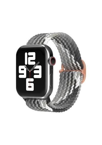 Mey İthalat Watch 42mm Star Kordon - Gri-siyah Diğer