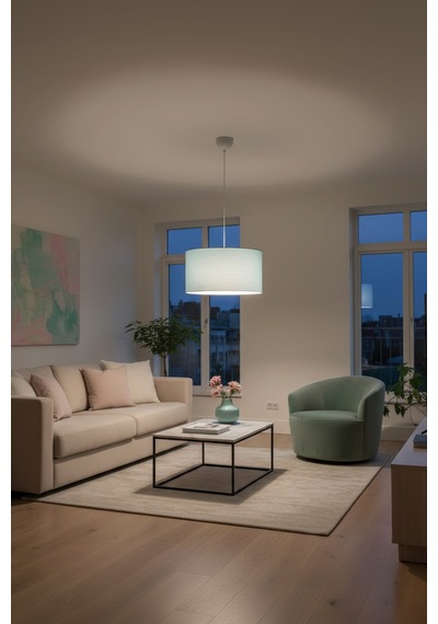 Testa Sarkıt Avize Beyaz-mavi 38x21x70