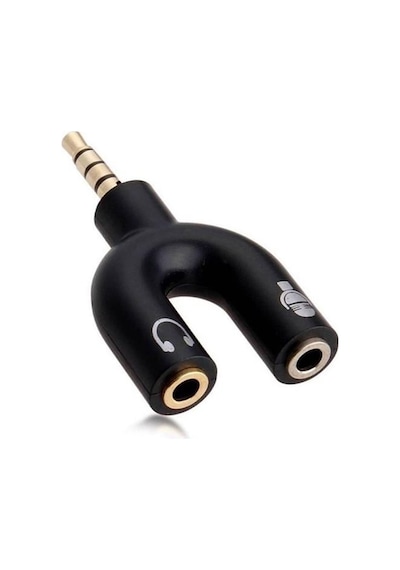 Powermaster 3.5 Mm Stereo Erkek To Kulaklık + Hoparlör Dişi Çoklayıcı Jack Pm-4318