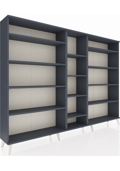 Arges Dolap 11 Raflı 220x30x163 Antrasit-antrasit Antrasit - Antrasit Arges Dolap 11 Raflı 220x30x163 Antrasit-antrasit Antrasit - Antrasit