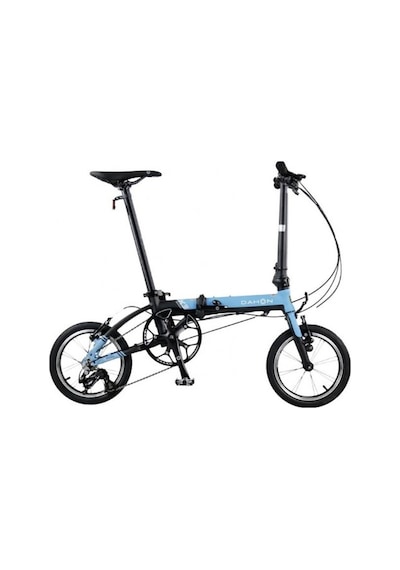 Dahon K3 D3 14 Katlanır Bisiklet Antrasit Mavi Gri - Mavi
