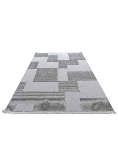 Grid Ortak Konsept Halı 160x230 Gri