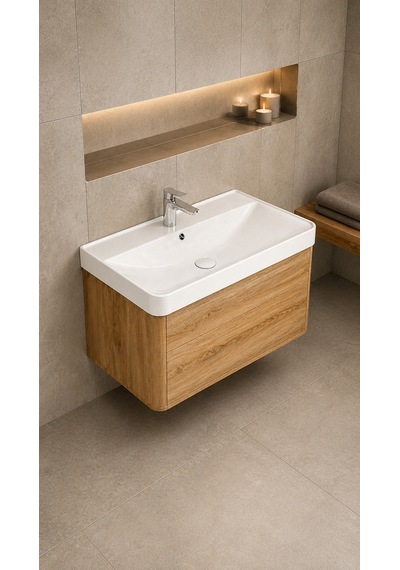 Zen Etejerli Lavabo Beyaz 3060