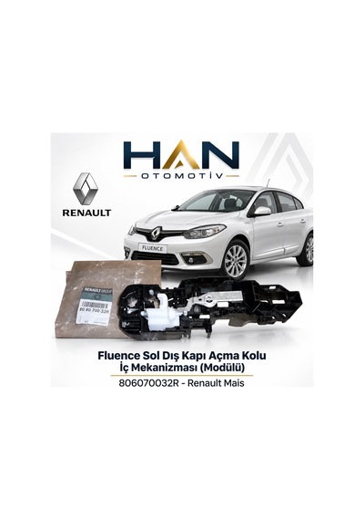 Mais Fluence Sol Dış Kapı Açma Kolu İç Mekanizması Modülü 806070032r -renault Mais