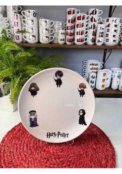 5 Parça Harry Potter Model Çocuk Yemek Takımı Beslenme Seti Çok Renkli