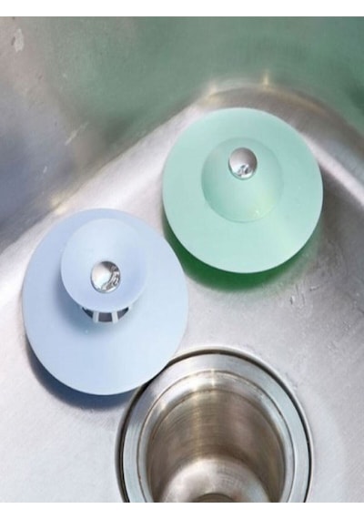 3 Adet Mutfak Banyo Gider Tıpası Kapağı Tıkaç Süzgeç Plastik Diğer