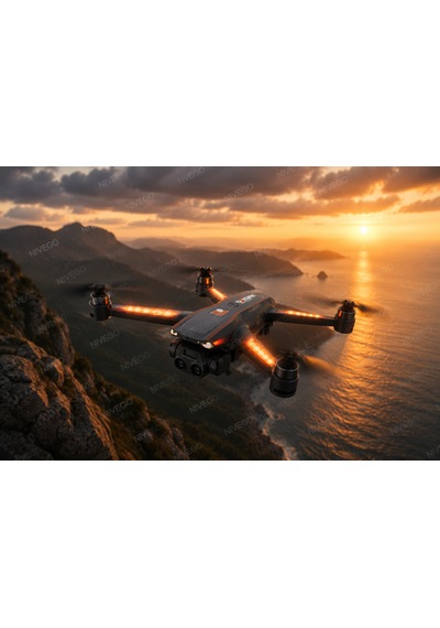 Nvg R22 Ultra Drone Hd Kamera Çift Kameralı Drone Fırçasız Motor Optik Akış Sabitleme Uzaktan Kumandalı Drone