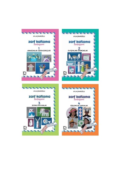Zarf Katlama Sanatı-zarfogami 4 Kitap-ayla Çınaroğlu