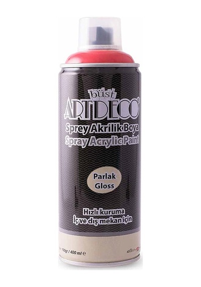 Artdeco Akrilik Sprey Boya 400 Ml Kırmızı Y-400-340 Çok Renkli