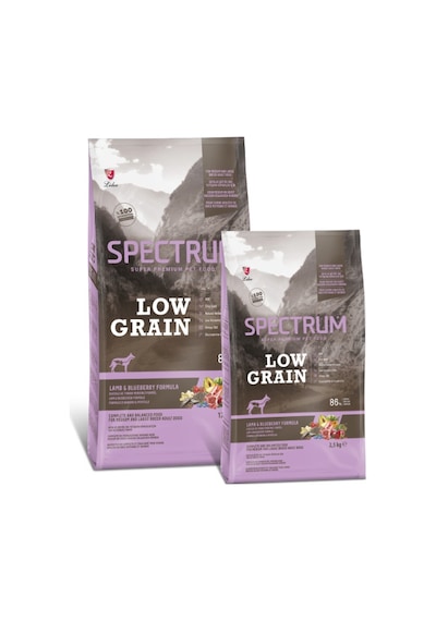 Spectrum Low Grain Kuzulu Yaban Mersinli Orta ve Büyük Irk Köpek Maması 2500 G Spectrum Low Grain Kuzulu Yaban Mersinli Orta ve Büyük Irk Köpek Maması 2500 G
