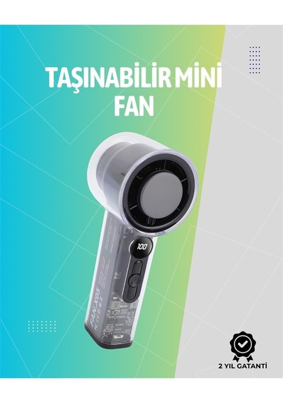Northcity Mini El Fanı - 3000mah Pil Ve Type-c Şarj İle Sıcak Havalarda Termal Terleme Çözümü