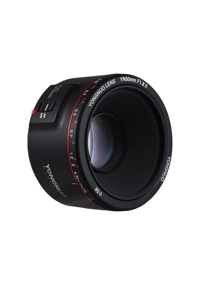Yongnuo 50MM F1.8 II Canon Uyumlu Otofokus Prime Lens Siyah