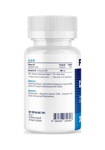 Coenzyme Q 10 30 Kapsül